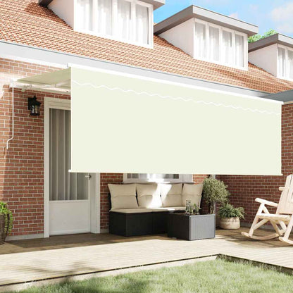 Tenda Retrattile Crema 350 x 200 cm Poliestere e Alluminio | homemem39