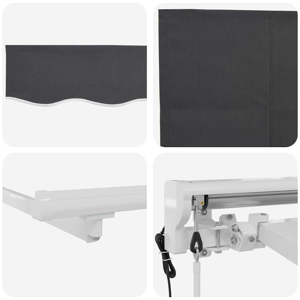 Struttura della tenda Antracite 350 x 200 cm | homemem39