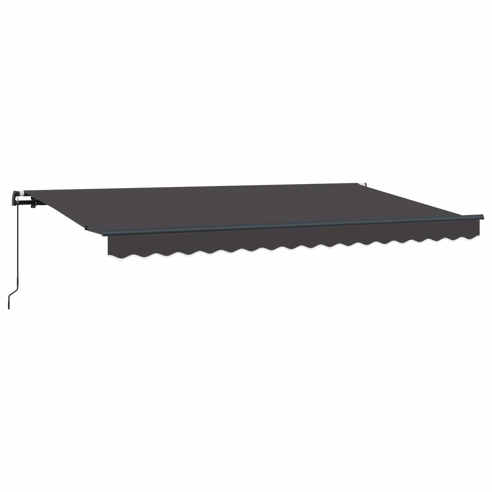 Tenda Retrattile Antracite 350 x 200 cm Tessuto | homemem39