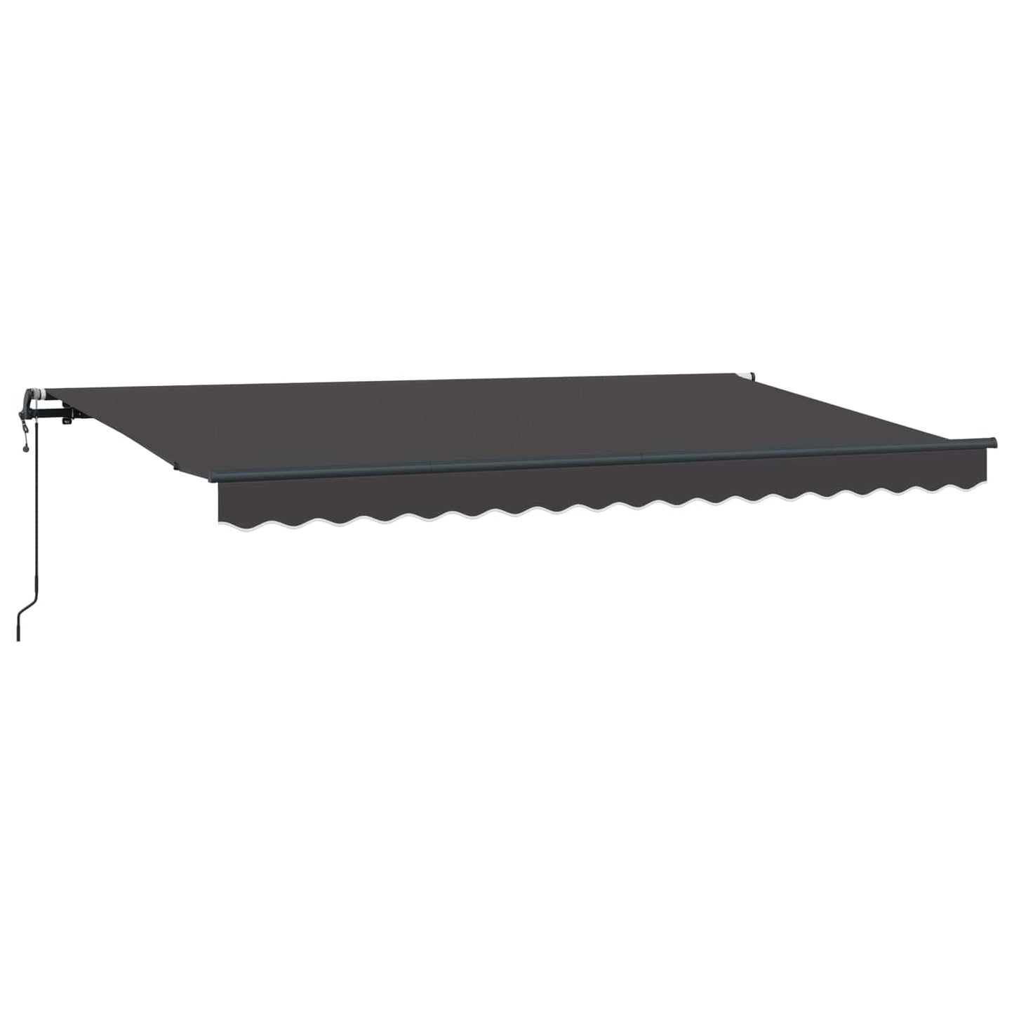 Tenda Retrattile Antracite 350 x 200 cm Tessuto | homemem39