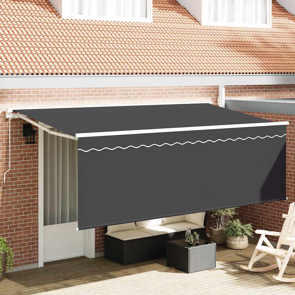 Tenda Retrattile Crema 350 x 200 cm Poliestere e Alluminio | homemem39