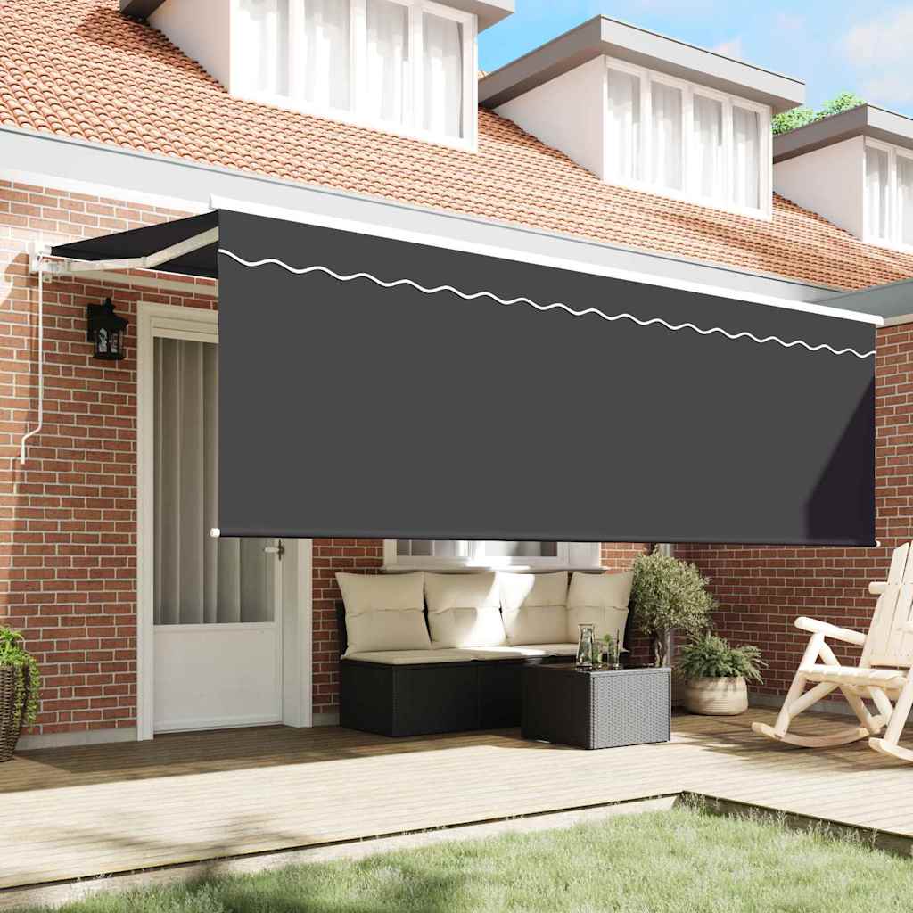 Tenda Retrattile Crema 350 x 200 cm Poliestere e Alluminio | homemem39