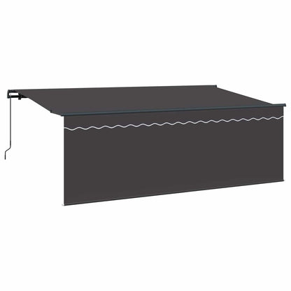 Tenda Retrattile Antracite 350 x 200 cm Poliestere e Alluminio | homemem39