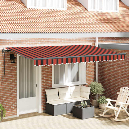 Tenda Retrattile Arancione 350 x 200 cm Tessuto | homemem39