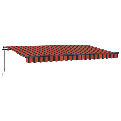 Tenda Retrattile Arancione 350 x 200 cm Tessuto | homemem39