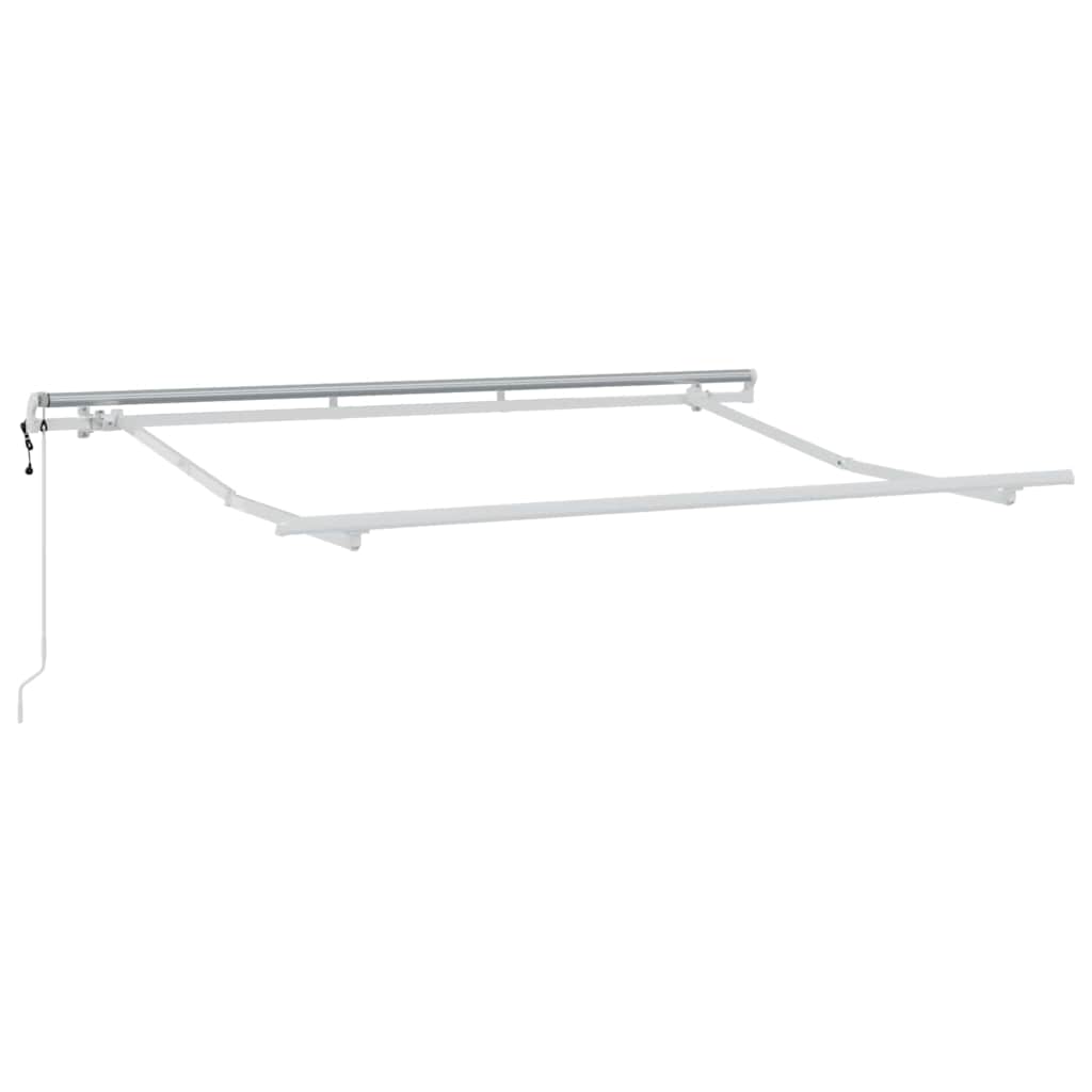 Tenda Retrattile Marrone 350 x 200 cm Tessuto | homemem39