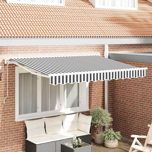 Struttura della tenda Antracite e Bianco 350 x 200 cm | homemem39