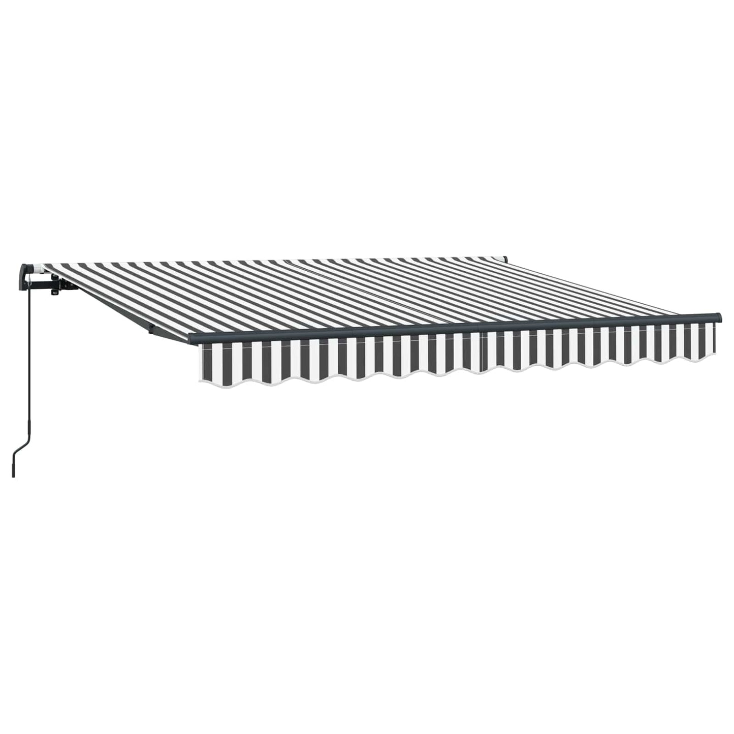 Tenda Retrattile Antracite 350 x 200 cm Tessuto | homemem39