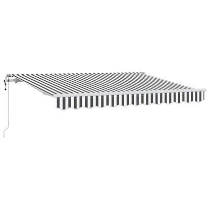 Tenda Retrattile Antracite 350 x 200 cm Tessuto | homemem39