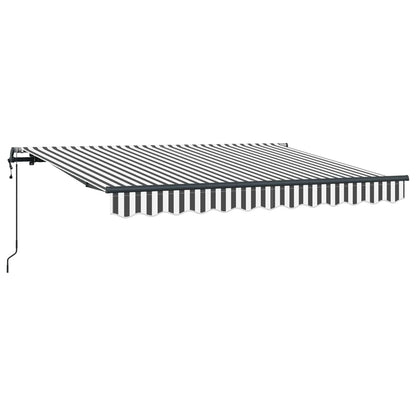 Tenda Retrattile Antracite 350 x 200 cm Tessuto | homemem39