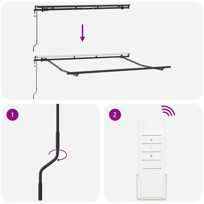 Tenda Retrattile Multicolore 350 x 200 cm