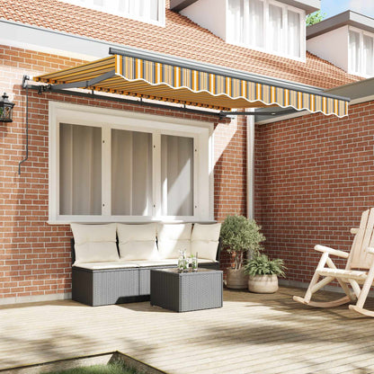 Tenda Retrattile Giallo 350 x 200 cm Tessuto | homemem39