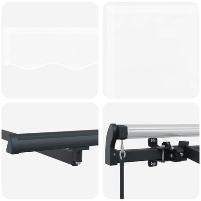 Tenda Retrattile Bianco 350 x 200 cm Tessuto | homemem39