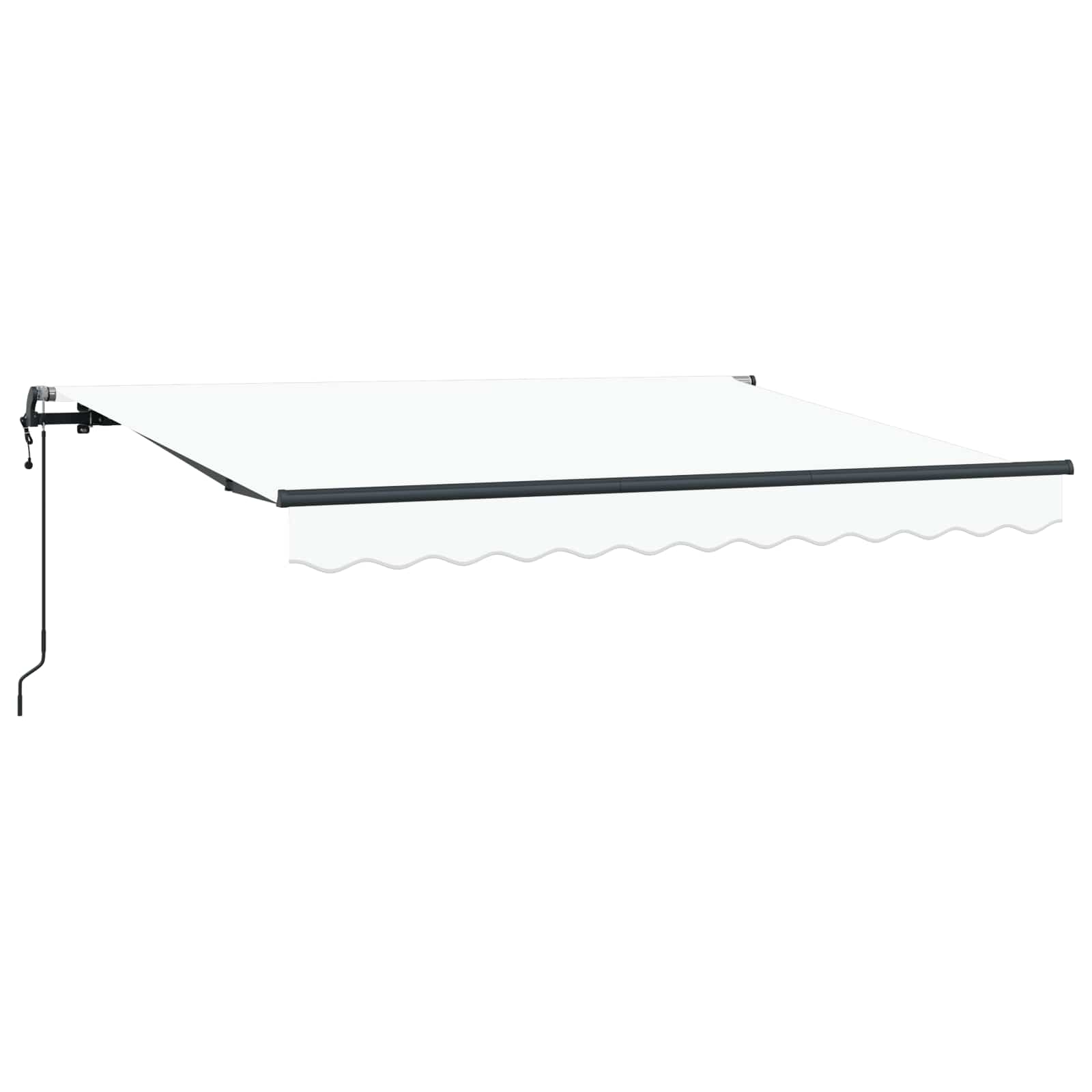 Tenda Retrattile Bianco 350 x 200 cm Tessuto | homemem39
