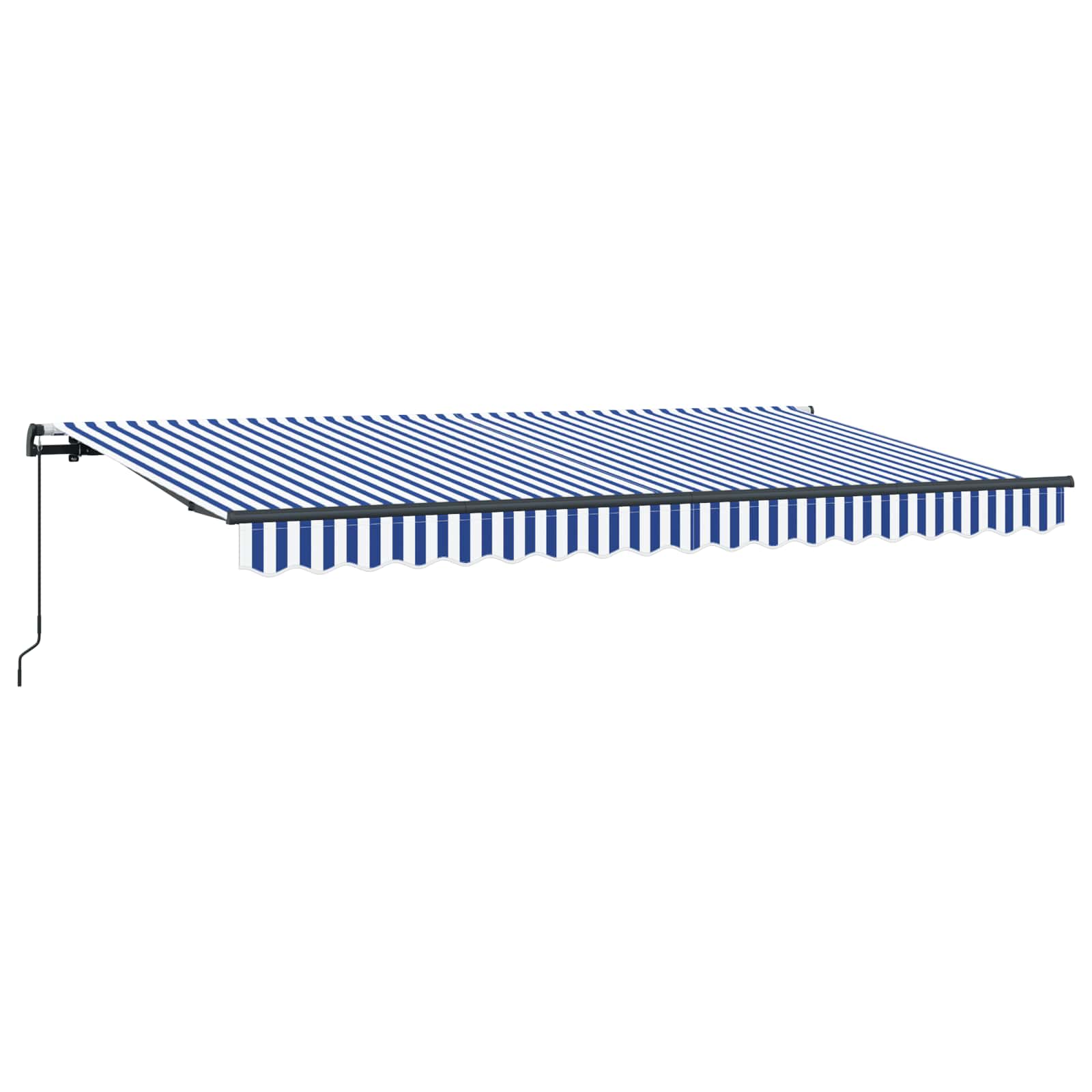 Tenda Retrattile Blu 400 x 200 cm Tessuto | homemem39