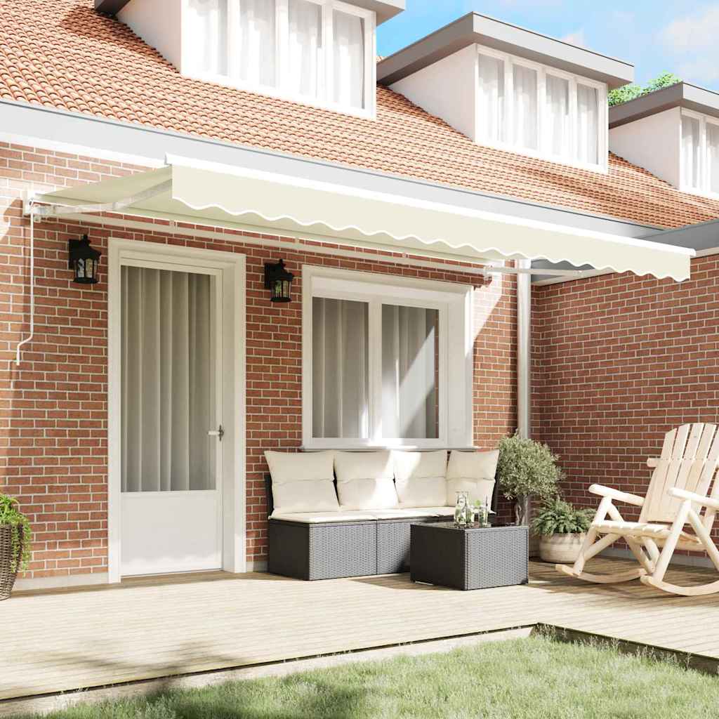 Struttura della tenda Crema 400 x 200 cm | homemem39