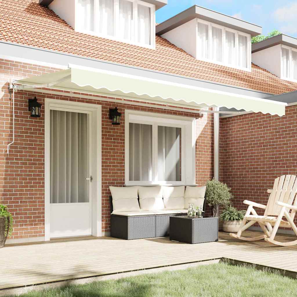 Struttura della tenda Crema 400 x 200 cm | homemem39
