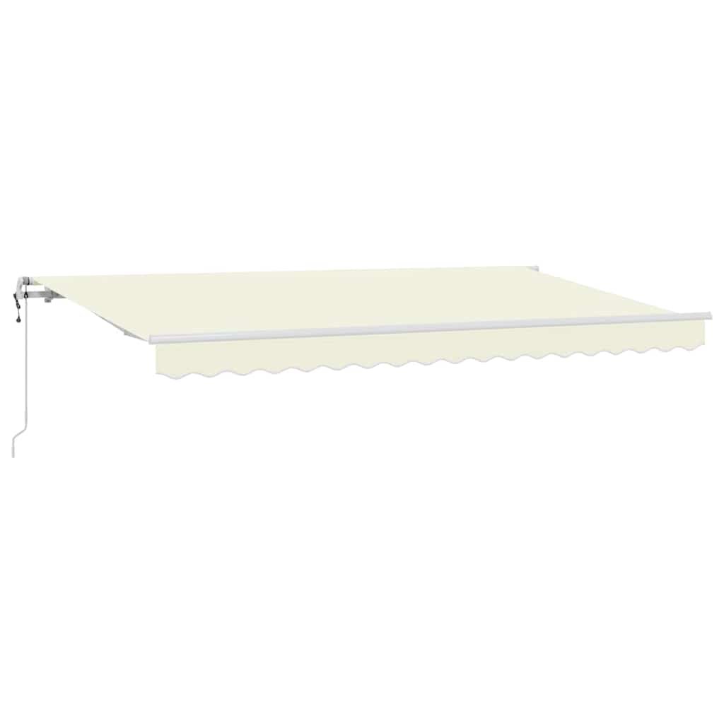 Tenda Retrattile Crema 400 x 200 cm Tessuto | homemem39
