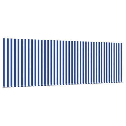 Tenda Retrattile Blu e bianco 400 x 200 cm Tessuto