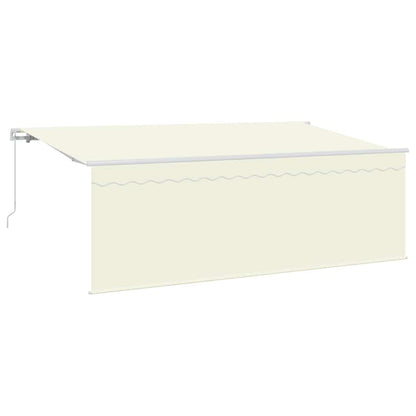 Tenda Retrattile Crema e bianco 400 x 200 cm