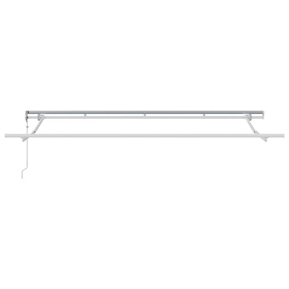 Tenda retrattile Crema 400 x 200 cm Poliestere e Alluminio