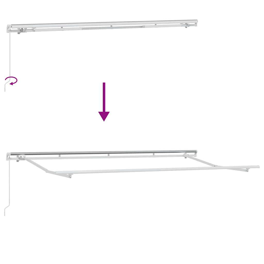 Tenda Retrattile Giallo 400 x 200 cm Tessuto | homemem39