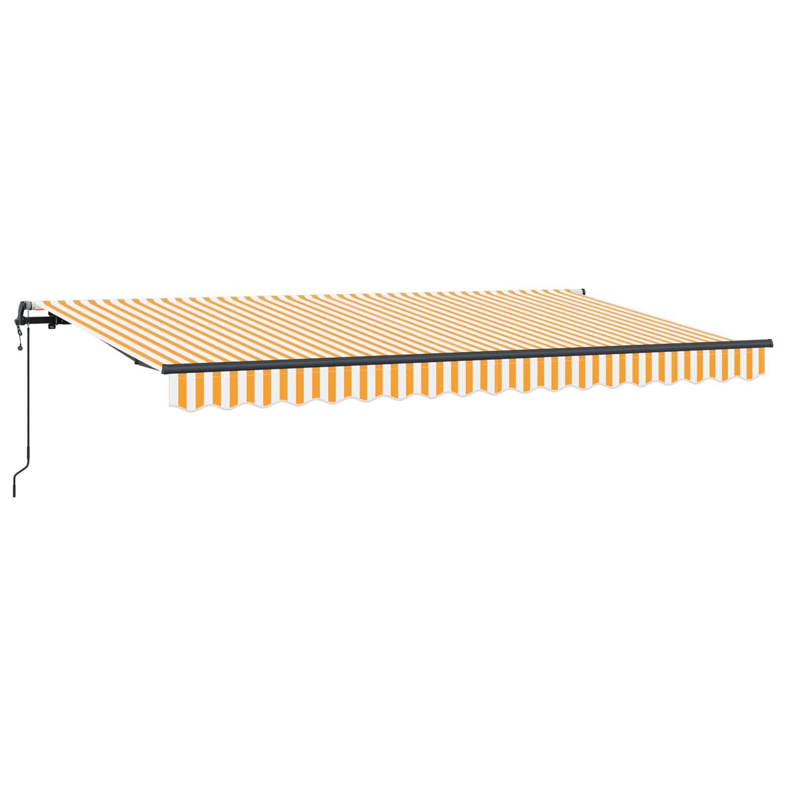 Tenda Retrattile Giallo 400 x 200 cm Tessuto | homemem39