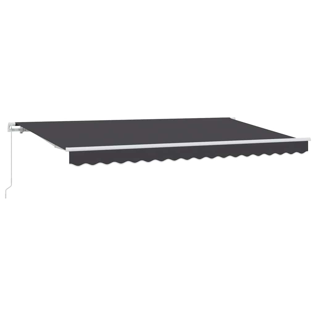 Tenda Retrattile Antracite 400 x 200 cm Tessuto | homemem39