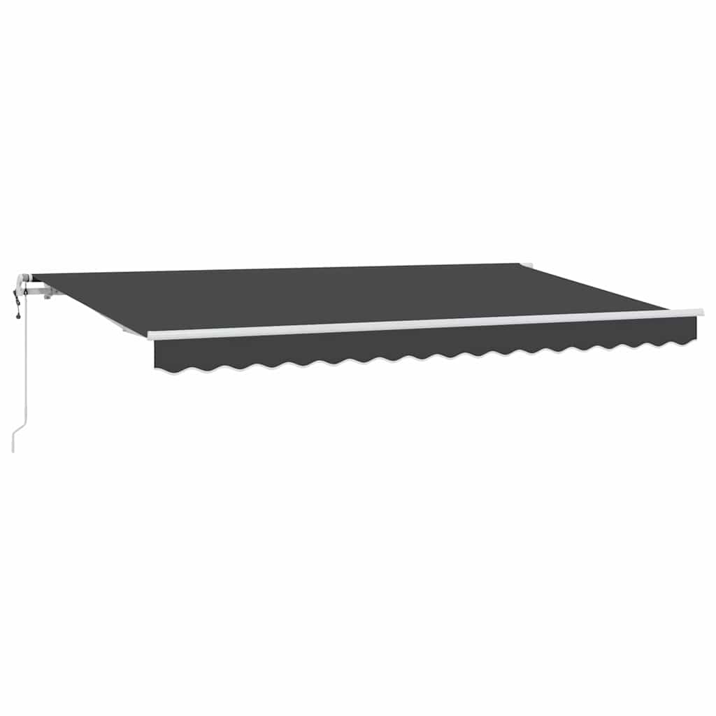 Tenda Retrattile Antracite 400 x 200 cm Tessuto | homemem39