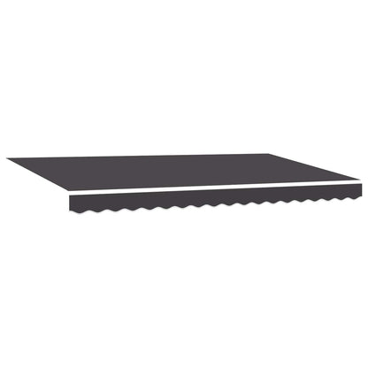 Tenda Retrattile Antracite 400 x 200 cm Poliestere e Alluminio