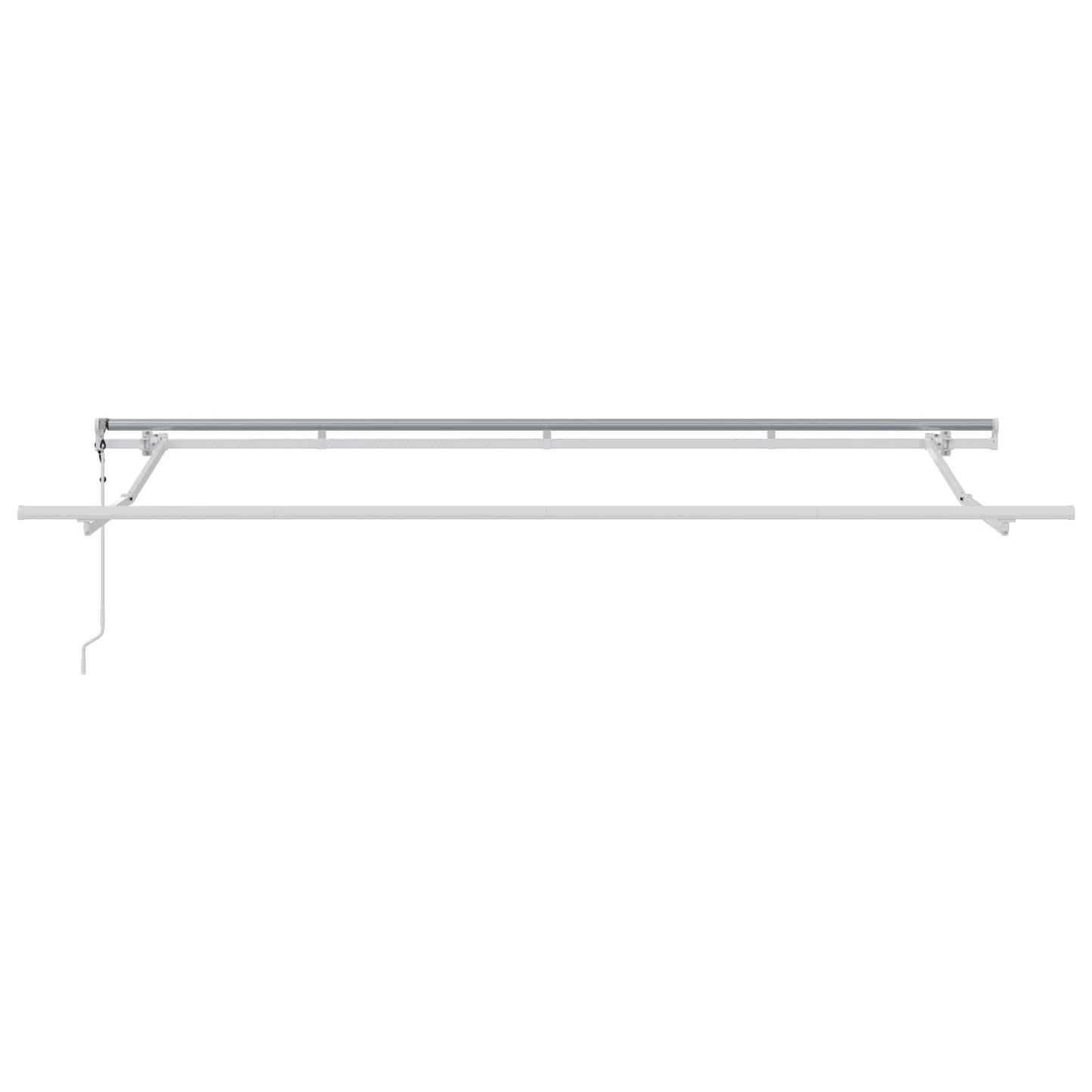 Tenda Retrattile Antracite 400 x 200 cm Poliestere e Alluminio