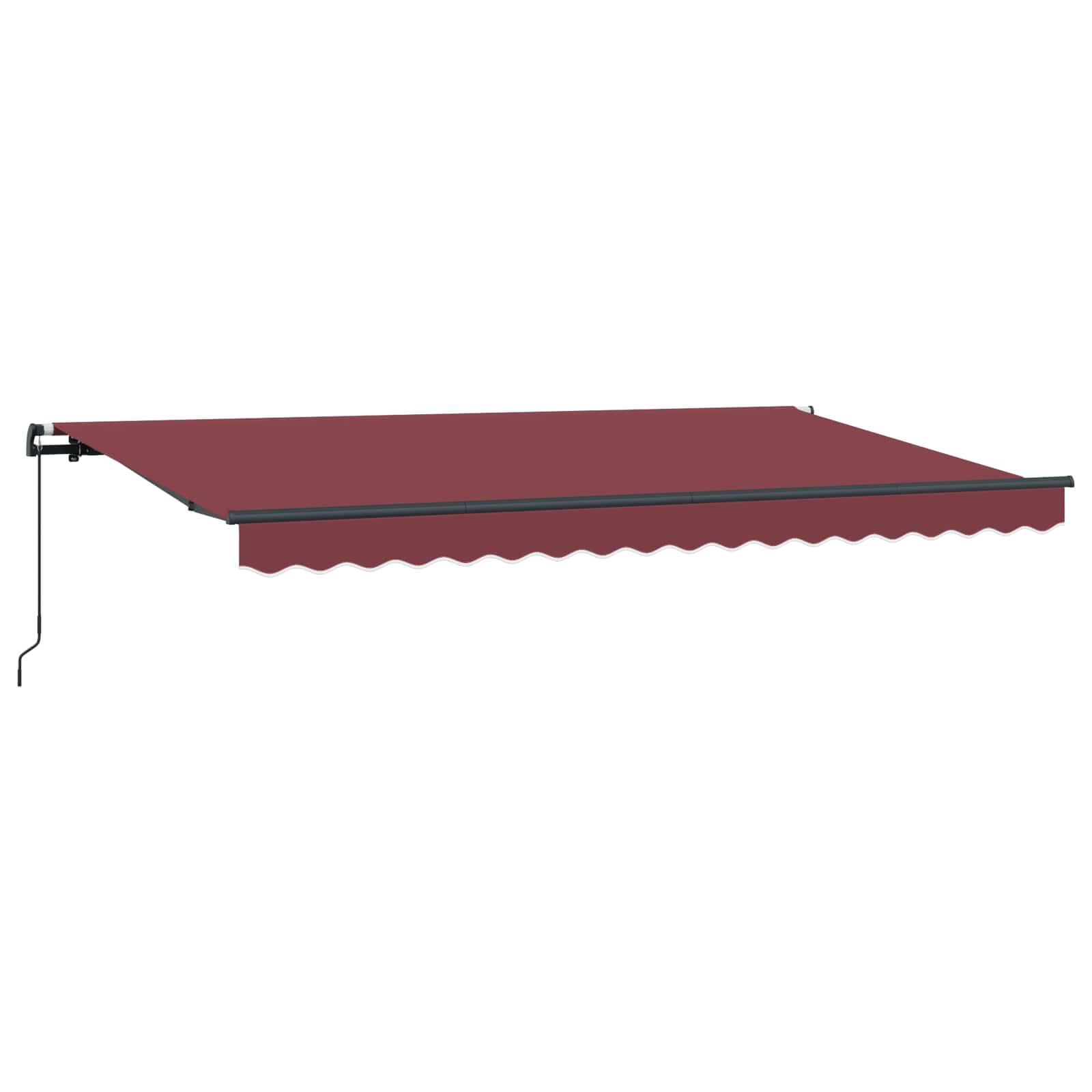 Tenda Retrattile Borgogna 400 x 200 cm Tessuto | homemem39