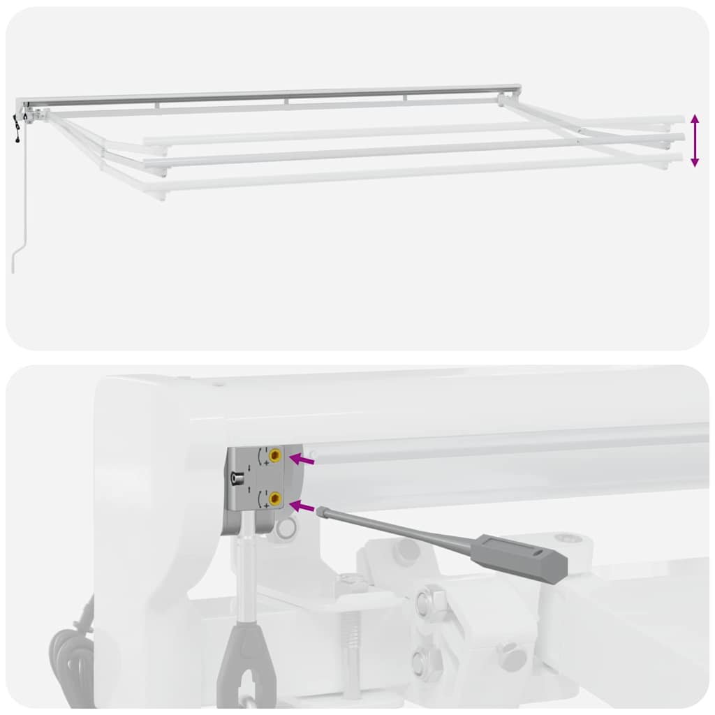 Struttura della tenda Multicolore 400 x 200 cm | homemem39