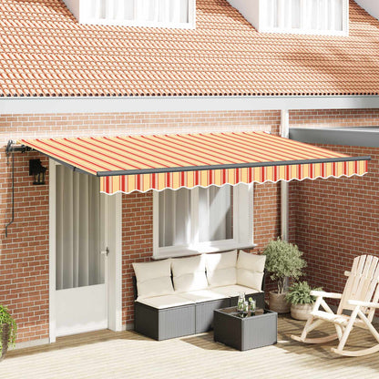 Tenda retrattile Giallo 400 x 200 cm Tessuto | homemem39