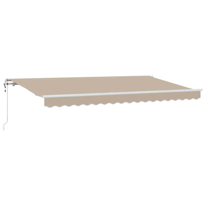 Tenda Retrattile Beige 400 x 200 cm Tessuto | homemem39