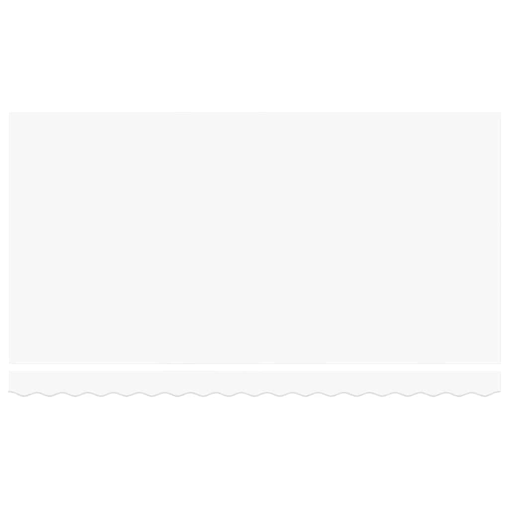 Tenda Retrattile Bianco 400x200 cm Tessuto