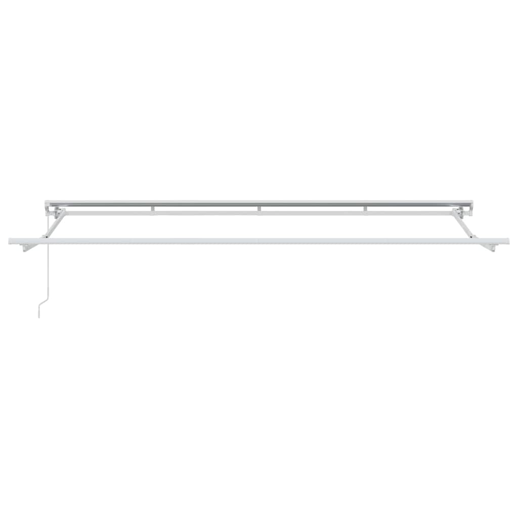 Tenda Retrattile Bianco 400x200 cm Tessuto