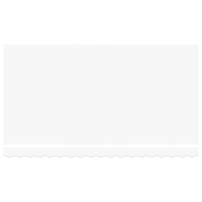 Tenda Retrattile Bianco 400 x 200 cm Poliestere e Alluminio