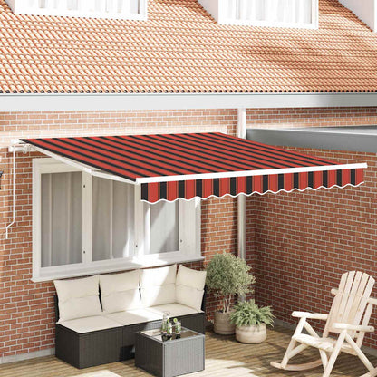 Tenda retrattile Arancione e Marrone 300 x 250 cm | homemem39