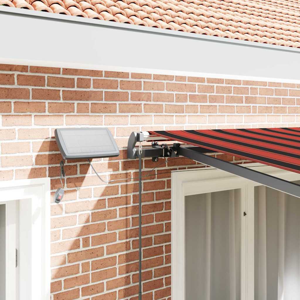 Tenda Retrattile arancione e marrone 300 x 250 cm Tessuto