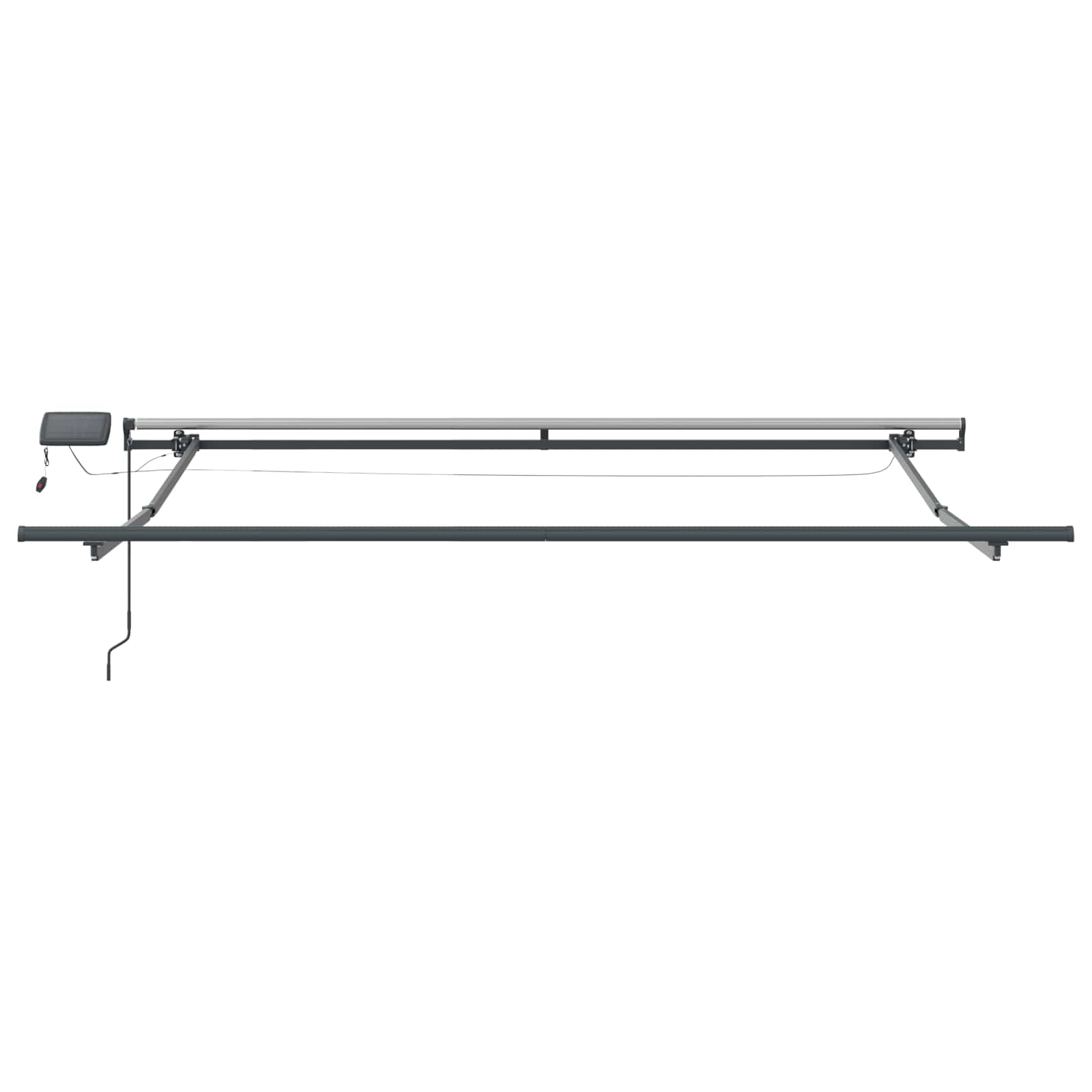 Tenda retrattile arancione e marrone 300 x 250 cm | homemem39