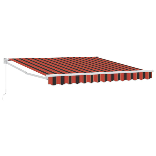 Tenda retrattile Arancione e Marrone 300 x 250 cm | homemem39
