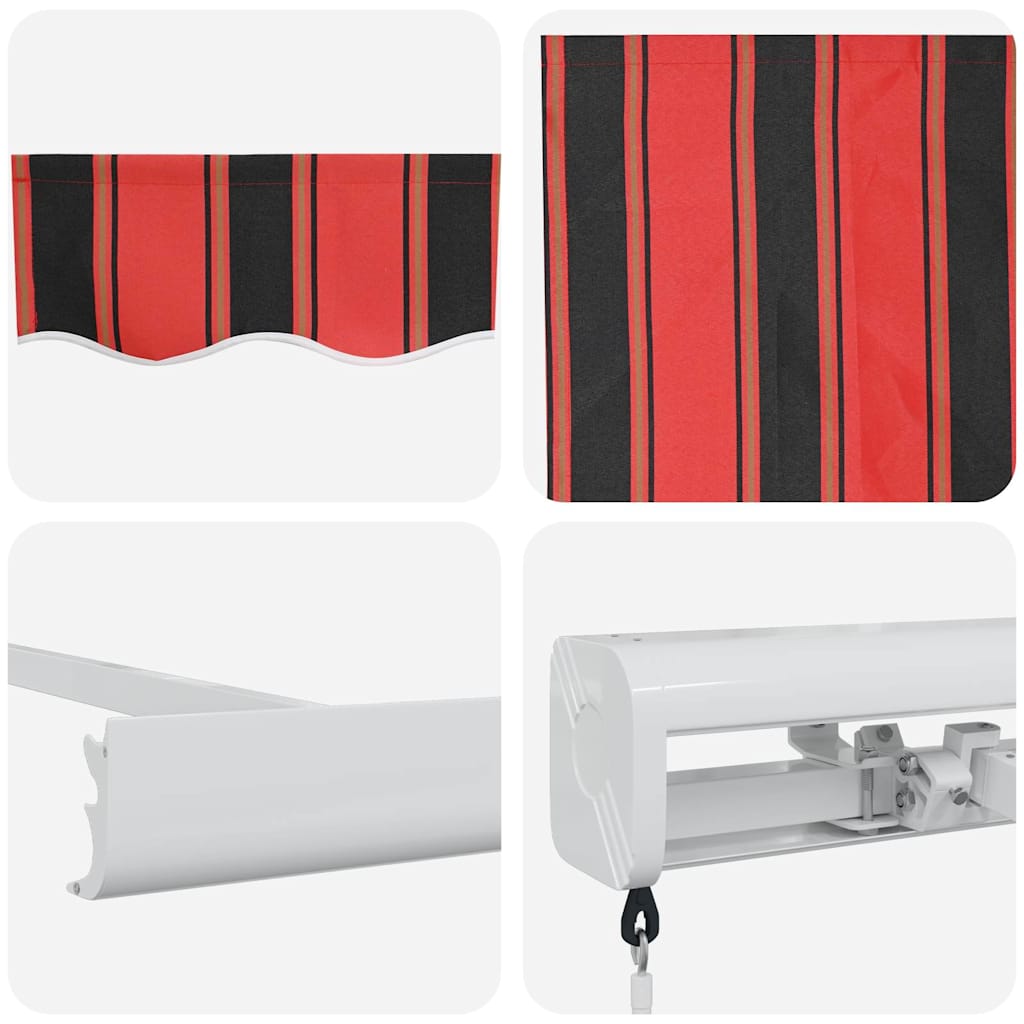 Tenda Retrattile Arancione e Marrone 300 x 250 cm