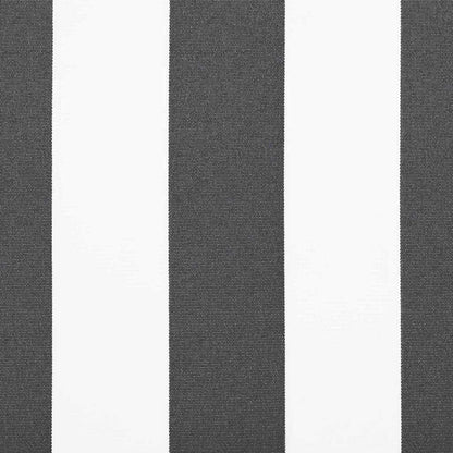 Tenda Retrattile Antracite e Bianco 300x250 cm Tessuto