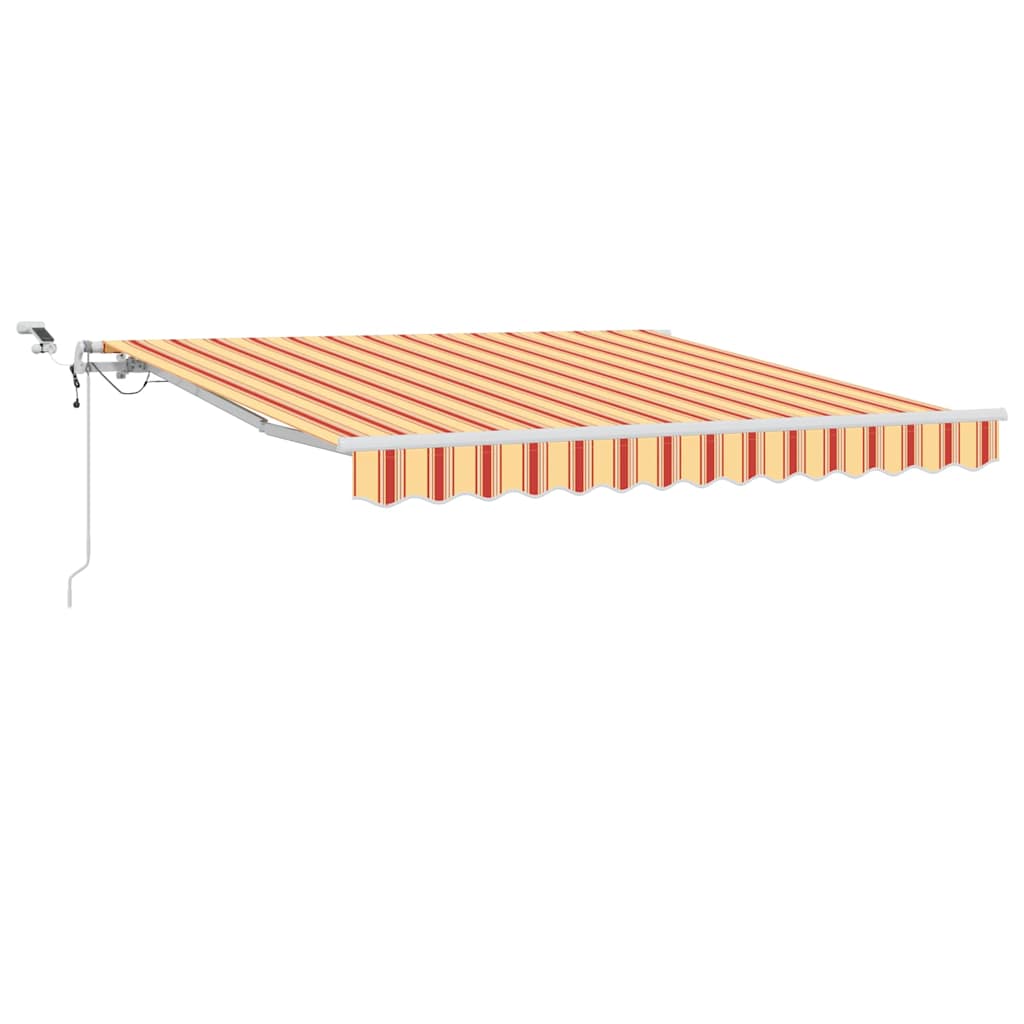 Tenda retrattile Giallo e Arancione 300 x 250 cm Poliestere | homemem39