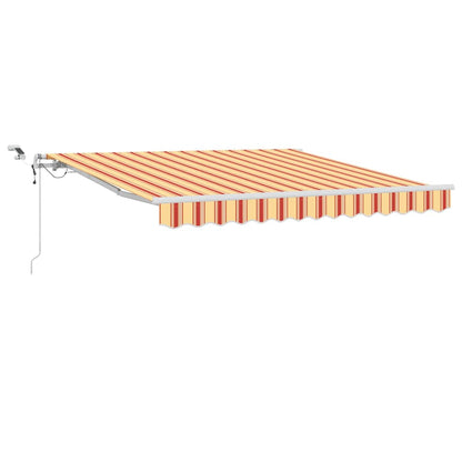 Tenda retrattile Giallo e Arancione 300 x 250 cm Poliestere | homemem39
