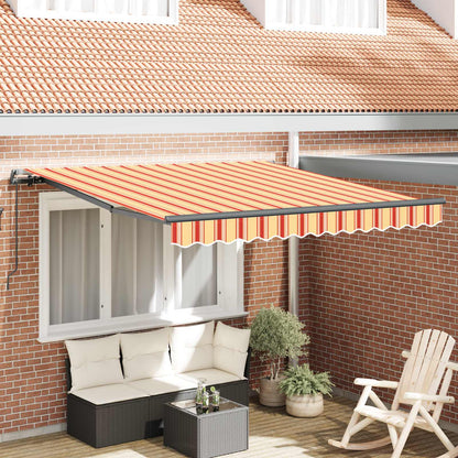 Tenda retrattile Giallo e Arancione 300 x 250 cm | homemem39