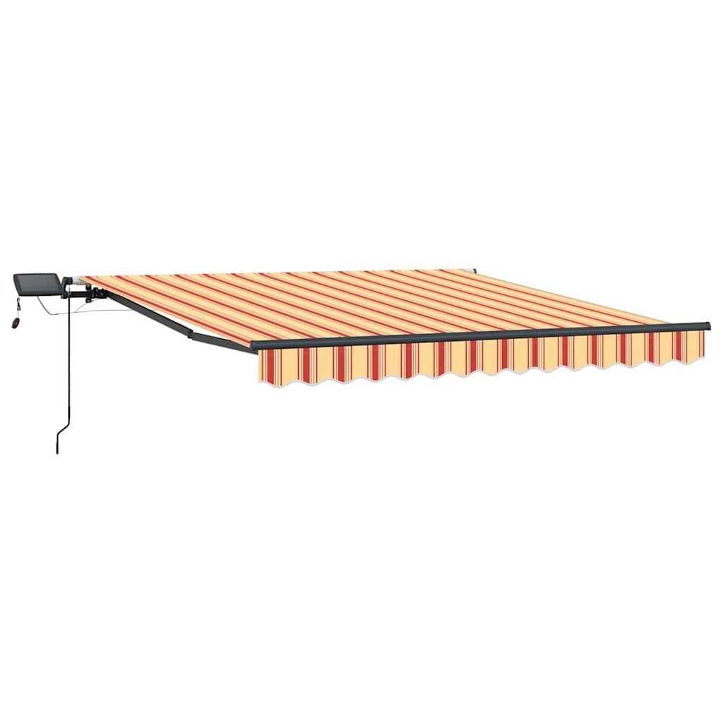 Tenda Retrattile giallo e arancione 300 x 250 cm Tessuto