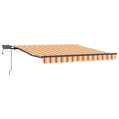 Tenda Retrattile giallo e arancione 300 x 250 cm Tessuto