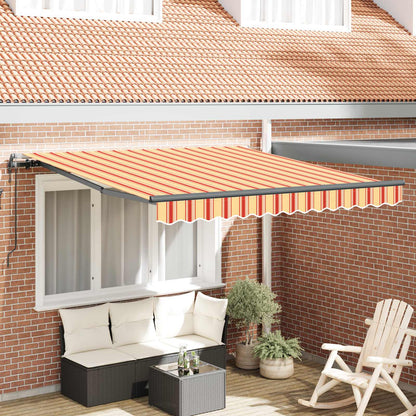 Tenda retrattile Giallo e Arancione 300 x 250 cm | homemem39